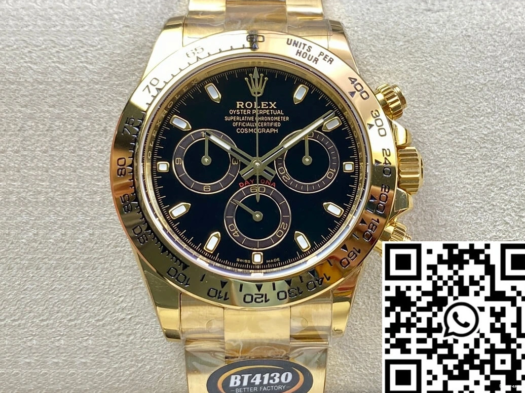 BT Daytona M116508-0004 Rolex Factory Dial Black 0515